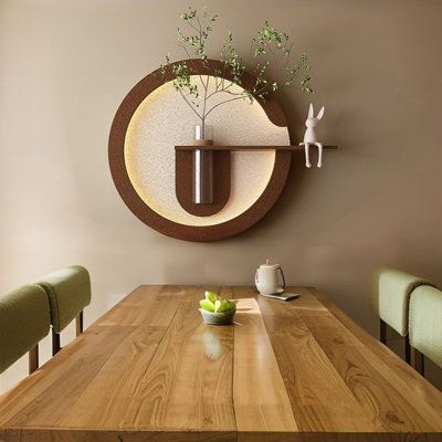 Ledli Dekoratif Tablo – 50x50 cm |  Modern Duvar Aksesuarı